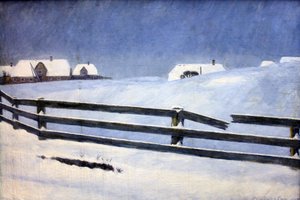Diedrichsen List in Winter by Diedrich Cornelius Diedrichsen